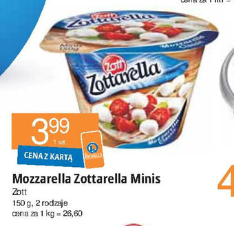 E.Leclerc Zott Mozzarella Zottarella Minis 150g oferta