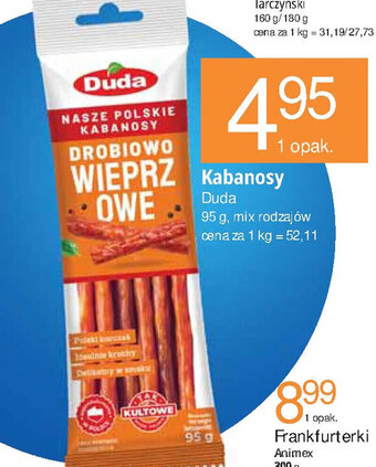 E.Leclerc Duda Kabanosy 95g oferta