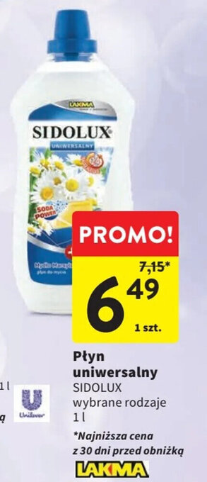 Intermarche Płyn uniwersalny SIDOLUX 1l oferta