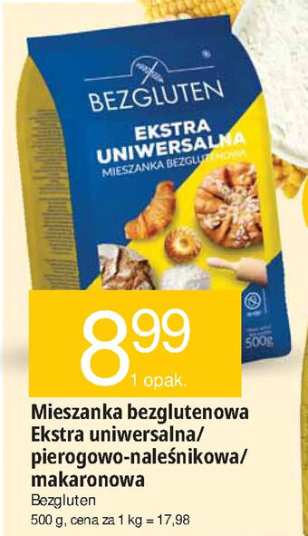 E.Leclerc BEZGLUTEN Mieszanka bezglutenowa Ekstra uniwersalna/ pierogowo-naleśnikowa/ 500g oferta