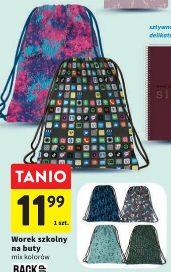 Intermarche Worek szkolny na buty oferta