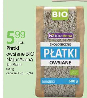 E.Leclerc Bio Planet Płatki owsiane BIO Natur Avena 600g oferta