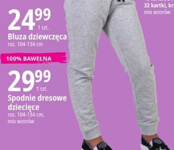 E.Leclerc Spodnie dresowe dziecięce roz. 104-134 cm, oferta