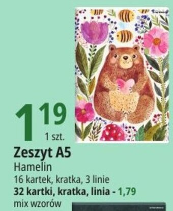 E.Leclerc Zeszyt A5 Hamelin oferta