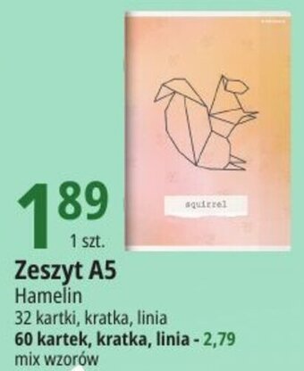 E.Leclerc Zeszyt A5 Hamelin oferta