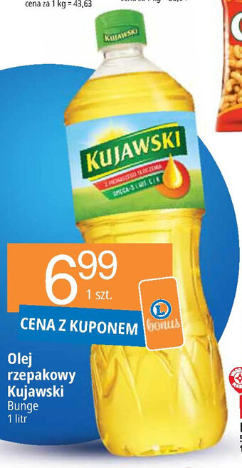 E.Leclerc Olej rzepakowy Kujawski Bunge 1 l oferta