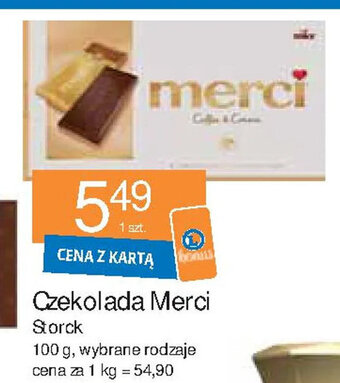 E.Leclerc Czekolada Merci 100 g oferta