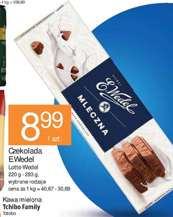 E.Leclerc Czekolada E Wedel 220 g-293 g oferta