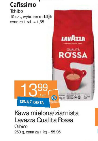 E.Leclerc Kawa mielona/ziarnista Lavazza Qualita Rossa 250 g oferta