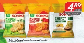 Społem Sonko chipsy kukurydziane papryka 60 g oferta