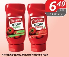 Społem Pudliszki ketchup łagodny 480 g oferta