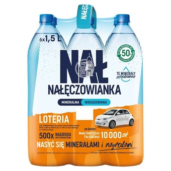 Carrefour Express Nałęczowianka naturalna woda mineralna niegazowana 6 x 1,5 l oferta