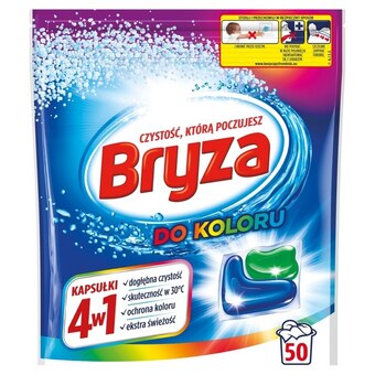 Biedronka Bryza 4w1 kapsułki do prania do koloru 1000 g (50 prań) oferta