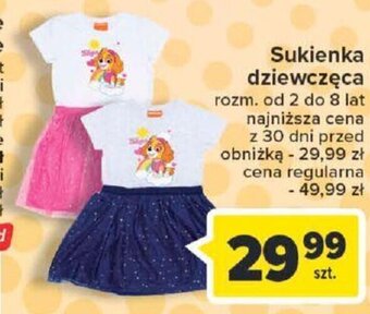 Carrefour Sukienka dziewczęca oferta