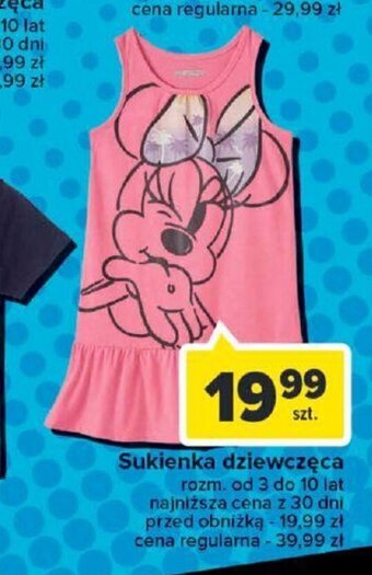 Carrefour Sukienka dziewczęca oferta