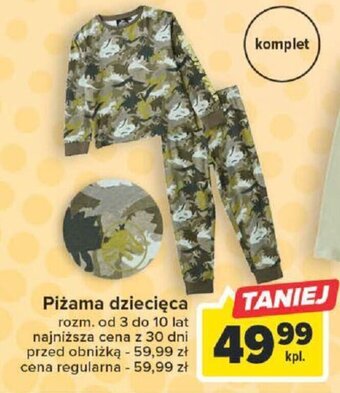 Carrefour Piżama dziecięca oferta