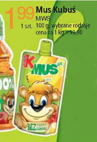 E.Leclerc Mus Kubuś 100 g oferta