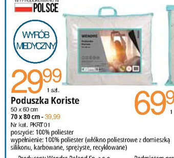 E.Leclerc Poduszka Koriste szt. oferta