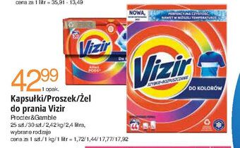 E.Leclerc Kapsułki/Proszek/Żel do prania Vizir oferta