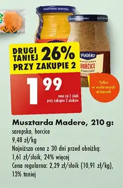 Biedronka Musztarda sarepska oferta