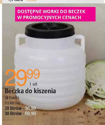 E.Leclerc Beczka do kiszenia 10 litrów oferta
