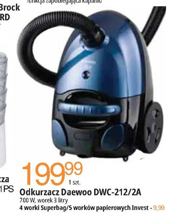 E.Leclerc Odkurzacz Daewoo DWC-212/2A oferta