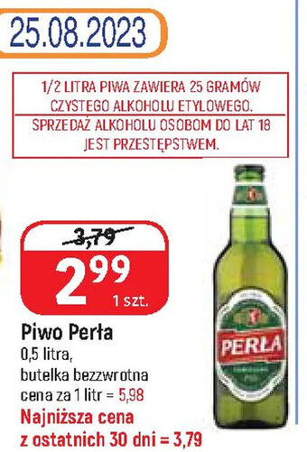 E.Leclerc Piwo Perta 0,5 litra oferta