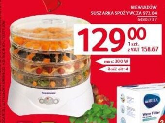 Selgros NIEWIADÓW SUSZARKA SPOŻYWCZA 972.04 oferta