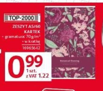 Selgros ZESZYT A5/60 KARTEK oferta