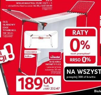 Selgros SUSZARKA INFINITY FLEX oferta