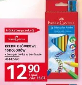 Selgros KREDKI OŁÓWKOWE 10 KOLORÓW oferta
