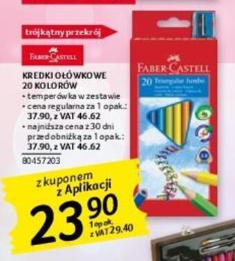 Selgros KREDKI OŁÓWKOWE 20 KOLORÓW oferta