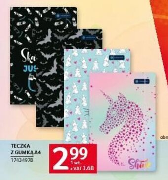 Selgros TECZKA Z GUMKĄ A4 oferta