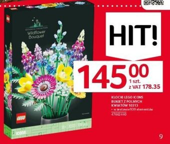 Selgros KLOCKI LEGO ICONS BUKIET Z POLNYCH KWIATÓW oferta