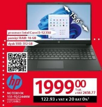 Selgros NOTEBOOK 15S-FQ5244NW oferta