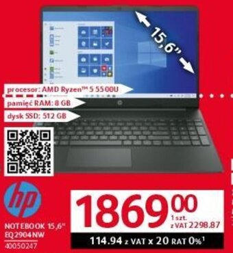NOTEBOOK 15,6" EQ2904NW