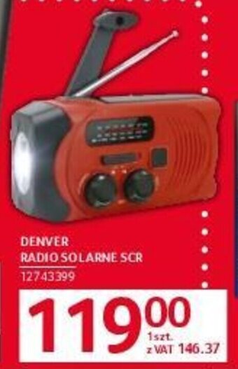 Selgros DENVER RADIO SOLARNE SCR oferta