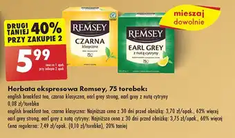 Biedronka Herbata earl grey strong oferta