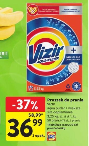 Intermarche Proszek do prania VIZIR 3,25kg oferta