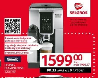 Selgros EKSPRES ECAM350.50.58 oferta
