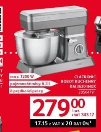 Selgros CLATRONIC ROBOT PLANETARNY MUM4875EU oferta