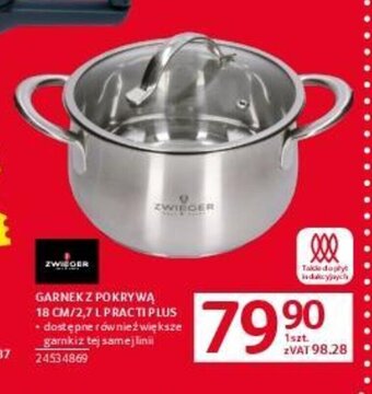 Selgros GARNEK Z POKRYWĄ 18 CM/2,7 L PRACTI PLUS oferta