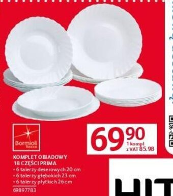 Selgros KOMPLET OBIADOWY 18 CZĘŚCI PRIMA oferta