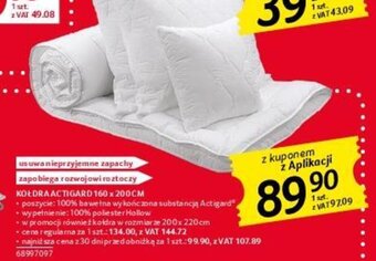 Selgros KOŁDRA ACTIGARD 160 x 200CM oferta