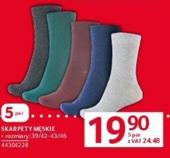 Selgros SKARPETY MĘSKIE oferta