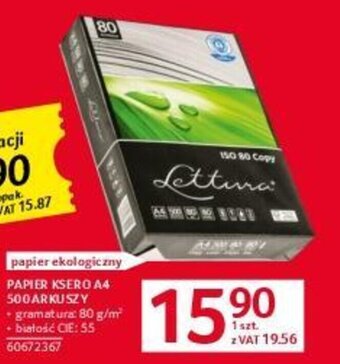 Selgros PAPIER KSERO A4 500 ARKUSZY oferta