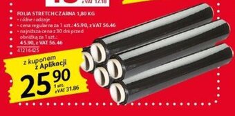 Selgros FOLIA STRETCHCZARNA 1,80 KG oferta