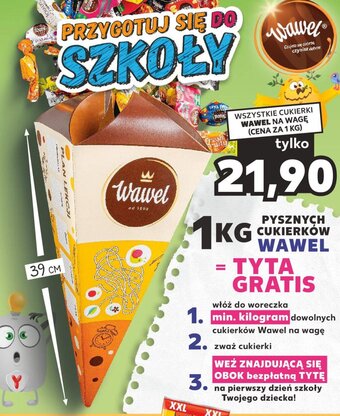 Kaufland WSZYSTKIE CUKIERKI WAWEL 1kg oferta