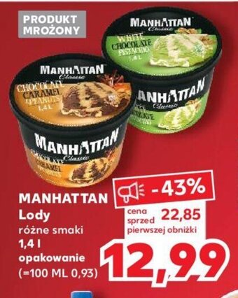 Kaufland MANHATTAN Lody 1,4l oferta