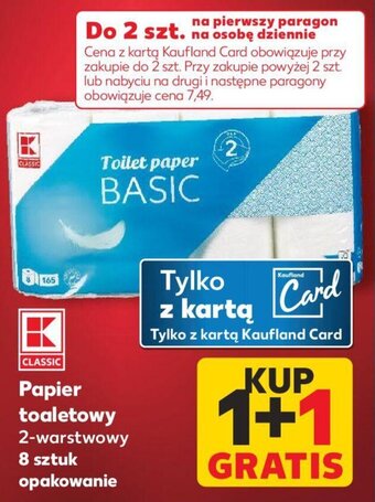 Kaufland Papier toaletowy 8 sztuk oferta